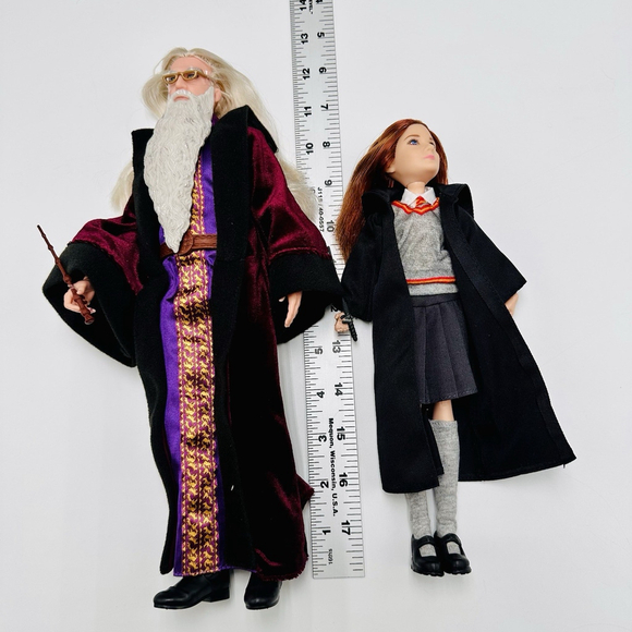 Mattel Harry Potter Hermione Minerva McGonagall Dumbledore Wands Doll Lot of 4 - Picture 16 of 16